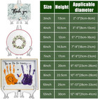 6 Pack 10 Inch Clear Plastic Display Easel Stand Plate Holder Picture Stand