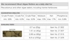 Hikari Algae Wafers 4x250g  Fish Food Tropical Catfish Plecos Sinking Wafer Disc