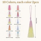 20pcs Mini Tassels For Crafts Bookmark Tassels For Crafts  10 Colors Tassel With
