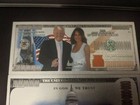 Silver Foil Donald Trump Melania  1 000 000 Bill Maga 2024 Lot Of 10 Bills