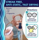 Lens Cleaner Spray     25 Pack 2oz Bottles   Premium Streak-free Glasses   S
