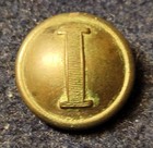 Civil War Confederate Infantry Lined Block  i  Button Albert  Cs-173-a    Dug
