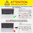 Case For Macbook Air 13 6 Inch M4 A3240  2022 2023 2024 2025  Heavy Duty Cover