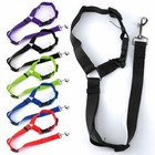 1-2pcs Car Safety Seat Belt Restraint Harness Leash Travel Clip For Pet Cat Dog
