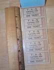 Vintage Funtown Pier Nj Book Of 54 Tickets From Seaside Park  1970s - Near Mint 