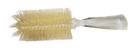 Vintage Fuller Bristle Comb Brush Lucite Clear Regular 8 Row Half Round Crescent