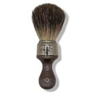 Black Badger Shaving Brush With Stand  6557 15  - By Omega  pre-owned 
