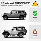 6  Running Boards For 2007-2018 Jeep Wrangler Jk 4 Door Drop Side Step Nerf Bars