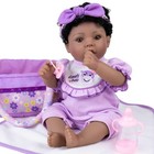 Aori Reborn Baby Dolls Black American Girl - 18  Lifelike Newborn Doll With P   