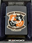 Zippo 2010 Harley Davidson Smokey Mountain Black Matt Lighter Sealed In Box D558