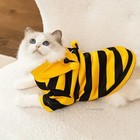 Bee Pet Puppy Coat Apparel Outfit Dog Halloween Hoodie Winter Cat Cosplay Costum
