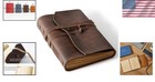 Elegant Vintage Leather Journal - 260-page 5x7 1  Writing Notebook For Artists