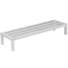 48  X 14  X 8  Restaurant Nsf Aluminum Dunnage Rack Commercial Floor Food Shelf 