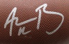Aaron Rodgers Signed Football With Coa  120366   packers  Steelers 