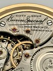 Vintage 1927 Illinois Bunn Special 60-hour Pocket Watch 21j 16s Adj 6 Pos Runs