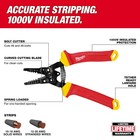 Milwaukee 48-22-2214 1000v Insulated 10-20 Awg Accurate Wire Stripper   Cutter