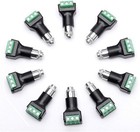 10 Pack Panel Mount 3 5mm Jack Connector