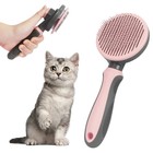 Cat Brush For Shedding   Grooming Pet Self Cleaning Slicker Brush Dog Hair Comb