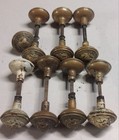 Lot 7 Antique Eastlake Victorian Ornate Brass Bronze Door Knobs Plates Mortise