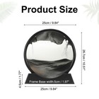 Moving Sand Art Liquid Motion 12  Sand Art Display Black black Frame  