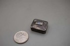 Vintage Mexican Sterling Silver Pill Box With Mother Of Pearl Inlay