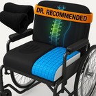 Pressure Relief Wheelchair Cushion Set - 4-piece Anti-slip Seat Cushions   Lumba