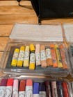Lot Of 60  Art Pastels  mount Vision art Spectrum unison Colour  W artbin Case 