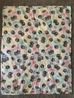 Vtg 90s Baby Looney Tunes Crib Blanket Quilt Blocks Bugs Bunny Tweety Nursery
