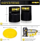 Strike Jam 360 Roundnet Outdoor Ball Spike Game Set  Fun Backyard Game Or Portab