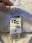 Carter s Girl   s White Hearts Ruffle Bottom Bum Stretch Leggings Size 12m