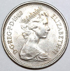 Great Britain 1968 5 Pence Crowned Thistle-   Foreign Coin  23 6mm