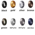 4 Pack Silicone Wedding Engagement Ring Men Women Rubber Band Gym Sports Us