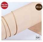 Elw 100  Veg Tan Full Grain Leather 3 4 Oz   1 2-1 6mm  Tooling Pre-cut 6 -48 