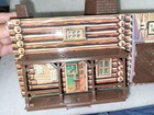 Vintage Marx Fort Apache Us Cavalry Tin Building With Cupola  Porch   Chimney