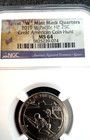 2019-w Pacific Hp 25c Great American Coin Hunt   Ngc Ms64   First  w  Mint Mark