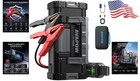 Powerful 12v Battery Booster With Dual Usb Quick Charge   Ultra-bright Led Light