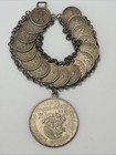 Vintage Mexico 1905-1913 10 Centavos   1953 5 Pesos 17 Silver Coins Bracelet