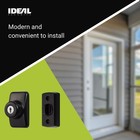 Ideal Security Gl Keyed Deadbolt Screen Storm Door Lock Black