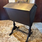 Antique Standing Sewing Box In Good Shape Approximately 23 1 2 H X 13 X 15