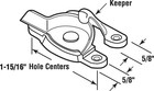 F 2653 Diecast Cam Action Window Sash Lock With Alignment Lugs  Mounting Hole   