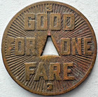 Pittsburgh Railways Co  Transit Token 1922