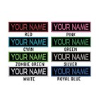 Custom Embroidered Name Tag Sew On Patch Motorcycle Biker Uniform Costume Vests