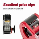 Mx-5500 8 Digits Price Tag Gun Marking Machine W sticker Labels Ink Roller Gift