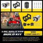    log Splitter Build Kit 13gpm Hydraulic Wood Splitter Pump 4000 Psi 2 Stage 3 4 