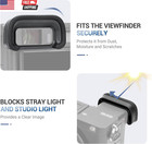 A6700 Eyepiece Eyecup Eye Cup   2 Pack Eyecup Viewfinder For Sony A6700 Camera 