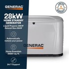 Generac 28kw Home Standby Generator Lp ng Remote Monitoring Auto Restore