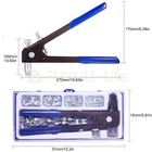 86pcs Heavy Blind Rivet Nut Tool Kit Hand Riveter Wrench Threaded Insert Rivnut