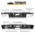 Complete- Chrome Rear Bumper For 2007-2013 Chevy Silverado Gmc Sierra 1500 Truck
