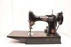1950 Singer 221 Featherweight Sewing Machine -with Pedal   Case Vtg Centennial