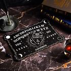 Black Ouija Wooden Board Game Spirit Hunt Planchette Accessories Games Supplies